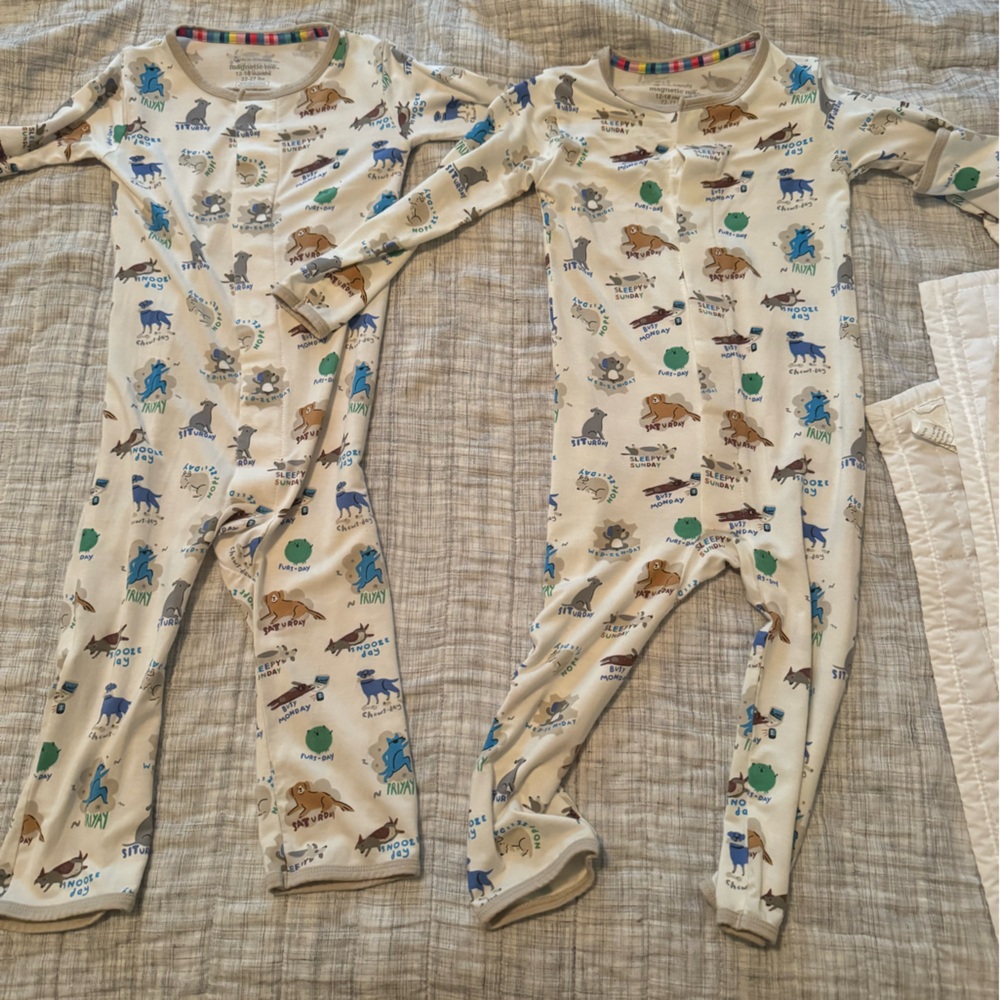 12-18 magnetic me overalls. Never worn! 2 of them